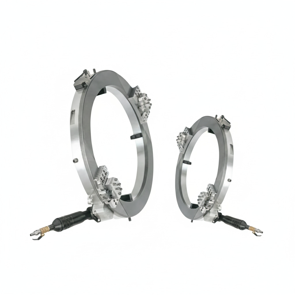 cold pipe cutting and beveling machine